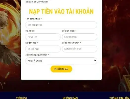 Hướng dẫn Nạp Tiền nhà cái Rik88 - Cách Thức Đơn Giản Để Khởi Đầu Trải Nghiệm Chơi Cá Cược