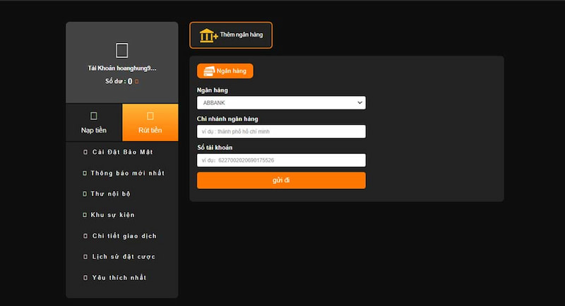 Hướng dẫn Nạp Tiền nhà cái Rik88 - Cách Thức Đơn Giản Để Khởi Đầu Trải Nghiệm Chơi Cá Cược