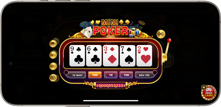 Trải Nghiệm Đỉnh Cao Với Mini Poker Nhà Cái Rik88 - Khám Phá Thế Giới Cá Cược Thú Vị